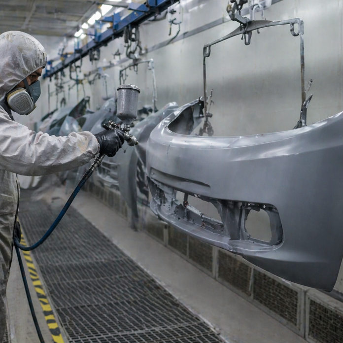 Especializados en Pintura Líquida Industrial de Alta Gama para Piezas de Plástico