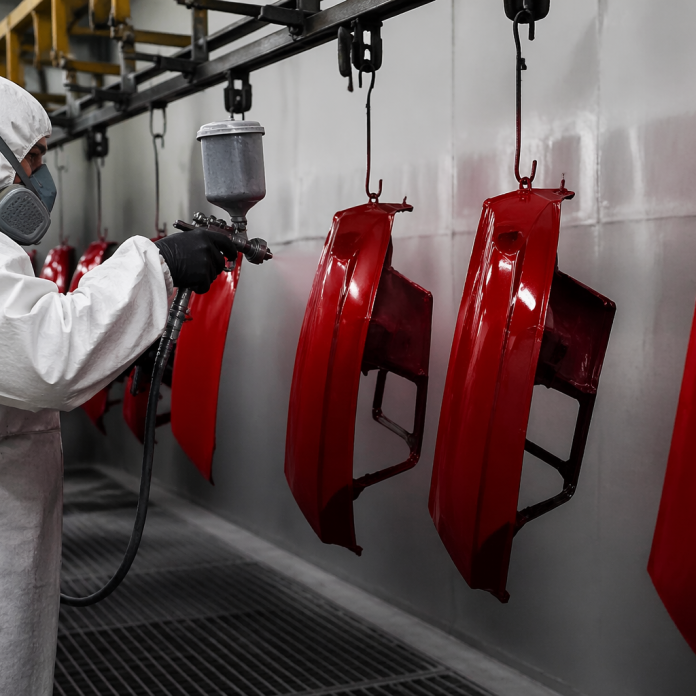 Especializados en Pintura Líquida Industrial de Alta Gama para Piezas de Plástico